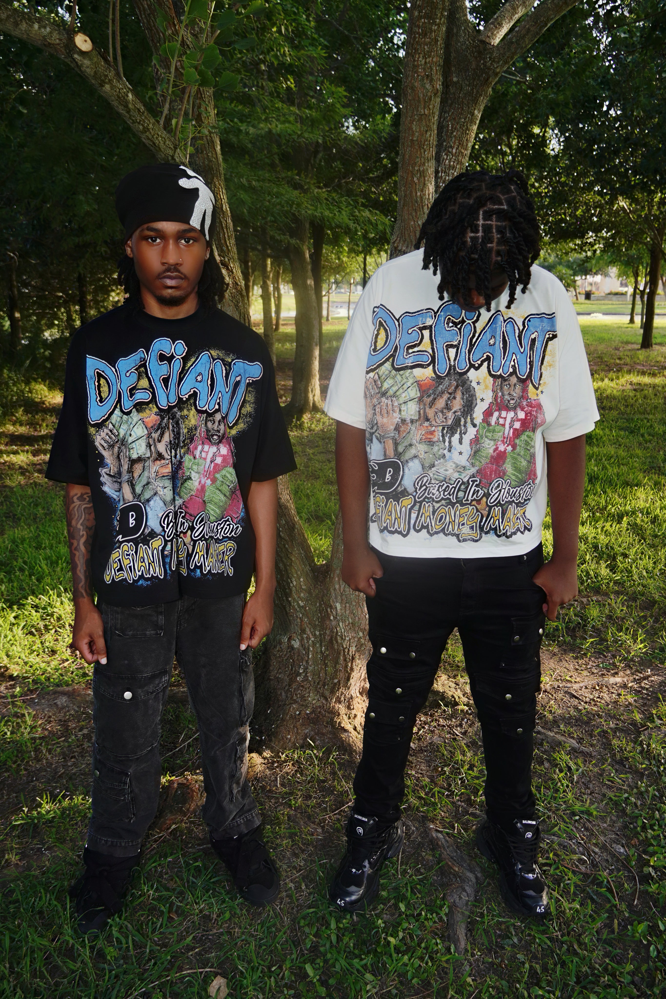 REBELS CURRENCY TEE BLACK