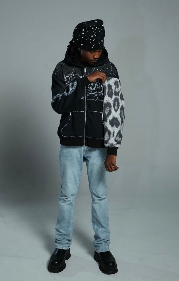 Rogue Leopard Print  Hoodie
